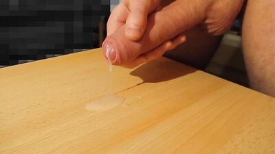 Cumming on the Table: Amateur Cum Shots Solo - The Ultimate Solo Porn Experience!