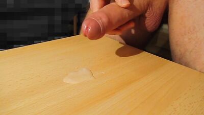 Cumming on the Table: Amateur Cum Shots Solo - The Ultimate Solo Porn Experience!
