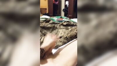 trying not to be heard by family