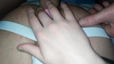 Twink Double Penetration by Daddy's Dick and a Dildo