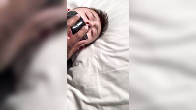 Sexy Twink Gets Tied Up, Gagged and Teased for Being A Bad Boy