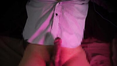 Nipple masturbation, No hands cumshot, loud moaning