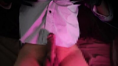 Nipple masturbation, No hands cumshot, loud moaning