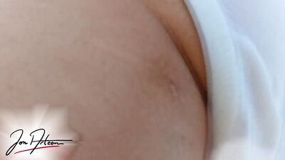 Naughty boy goes in the water with white undies to make them see his wet dick bulge through beach