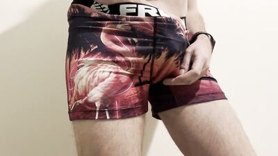 Underwear Twink tease - Freegun pink flamingo - do you want more?