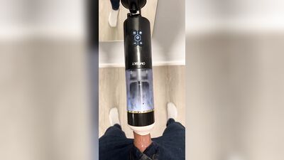 lad gets milked by handsfree fleshlight