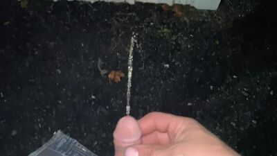 Little Twink Whips Out Cock and Public Urinates on Building to Mark Territory