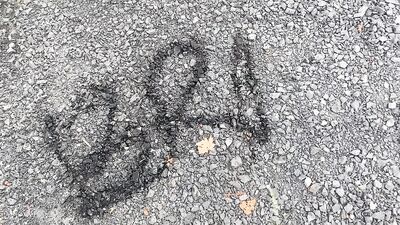 Public Urination peeing pissing Brian tries to spell his name B-R-I-