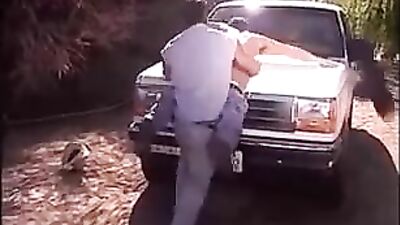 Younger Stepson Fucks Vintage Older Trespassers in Gay Porn Video