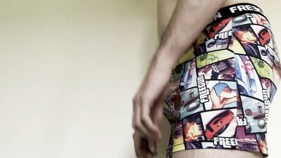 Twink in Colorful Boxers - Freegun GTA Vice City tease
