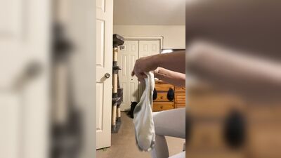 Twink Keeps Playing With His Cock While Getting Dressed