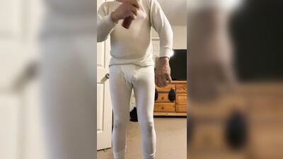 Twink Keeps Playing With His Cock While Getting Dressed