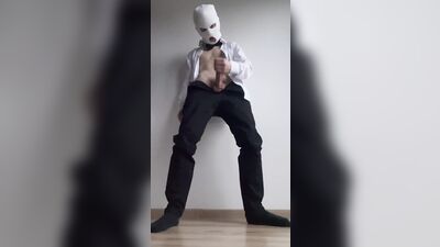 A Boy From Poland Jerks His Dick Off in Uniform