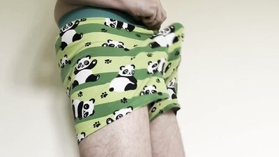 Twink in cute Undies - shows and masturbates till cum