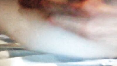 Skinny twink plays with ass