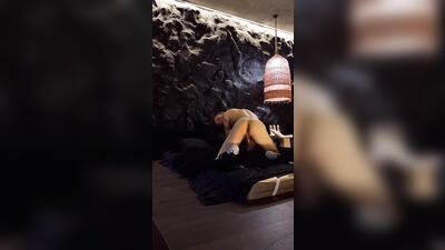 Hot ripped stud Michael Moore playing with his ass and feet