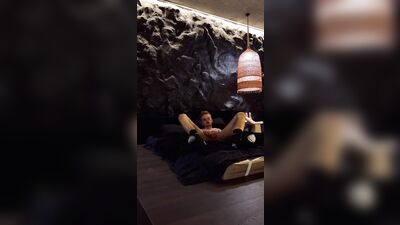 Hot ripped stud Michael Moore playing with his ass and feet