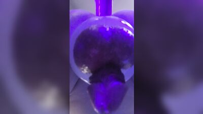 Moaning while my little ass is getting wrecked. ;_;