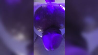 Moaning while my little ass is getting wrecked. ;_;