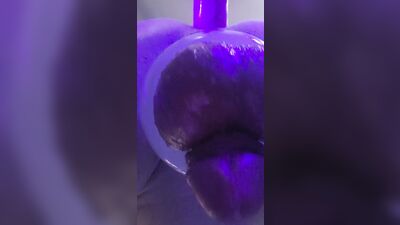 Moaning while my little ass is getting wrecked. ;_;