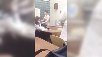 Nude in Public Outside Class: Amateur Fun