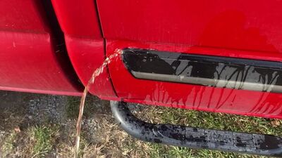 Twink Peeing Pissing Washing Bears Truck Public Urination