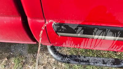 Twink Peeing Pissing Washing Bears Truck Public Urination