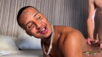 White Twink Fucks Black Twink Bareback Uncut Hardcore