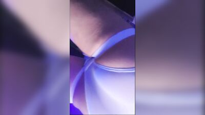 Tight white suit! :3