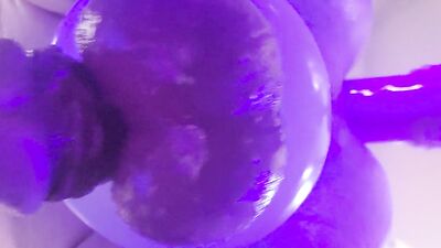 Crying out and moaning while tiny ass gets railed right over your face. :3