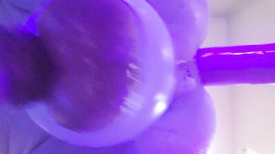 Crying out and moaning while tiny ass gets railed right over your face. :3