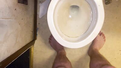 Small Penis College Guy Pissing after Fucking Tinder Date - MicroPenis POV