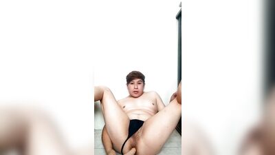 Having Fun Big Dildo