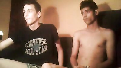 Interracial Couple by Cam - Amateur Cum Shots and Handjobs