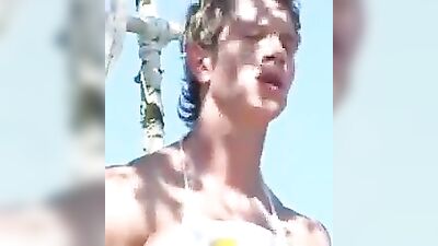 Gang Hammock Frenzy: Three-Way Fun in the Sun!