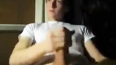 Web-Cam Solo: Smooth Teen Boy Cumshot - Watching Sodomy