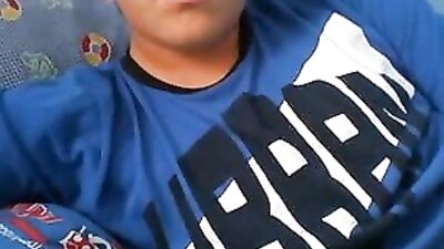 Mexican American Twink Explosion - Handjob Cumshots!