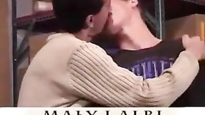 No More Hiding in the Stockroom - Hardcore Gay Porn Action