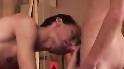 No More Hiding in the Stockroom - Hardcore Gay Porn Action