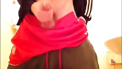 Gym Studs Jizz In Shorts: Amateur Cum Shots Solo!