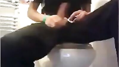 Eye Candy Latino Bathroom Web-Cam No Cum Shot