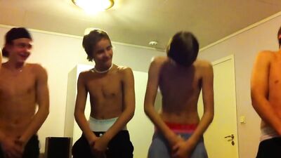Gangbang Fun: 5 Sexy Boys Dancing!