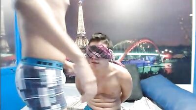 Latino Ass Spank and Finger Orgasm