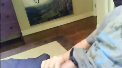 Dirty Amateur Handjobs: Belly Discharge Explosion