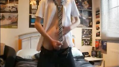 After School Camwank: Amateur Cum Shots Solo