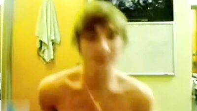 Young Blonde Boy Porn Explosion: JERK OFF and CUM!