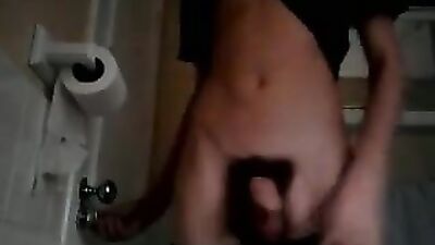 Gay Porn Videos - Masturbation Fast In The Bathroom