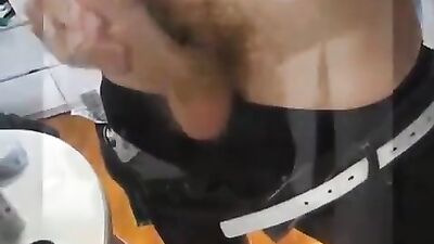 Gay Porn: In the Closet Selfie Cum Shot - Amateur Solo Adventure