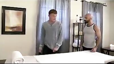 Bear and the College Boy Next Door - Action Father and Step Son