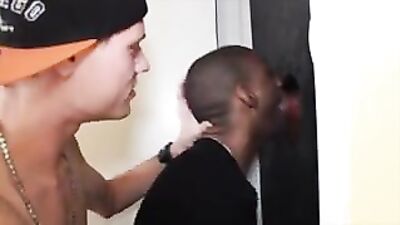 Young black stud gets fisted by twinks!